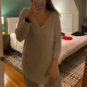 Express cut out sweater